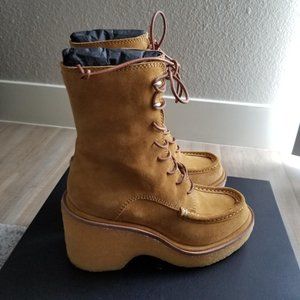 Rag & Bone Scout Suede Platform Wedge -worn once